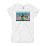 Please Recycle Girl's Princess Aquaman Parody Kids T-Shirt - House Of HaHa