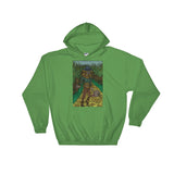 Walkers Of Oz: Zombie Wizard of Oz Cornfield Parody  Heavy Hooded Hoodie Sweatshirt + House Of HaHa Best Cool Funniest Funny Gifts