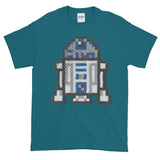 R2-D2 Perler Art Short-Sleeve T-Shirt by Aubrey Silva + House Of HaHa Best Cool Funniest Funny Gifts