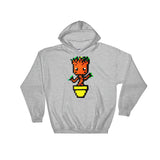 Baby Groot Perler Art Hooded Sweatshirt by Aubrey Silva + House Of HaHa Best Cool Funniest Funny Gifts
