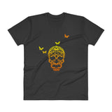 Butterfly Skull Mens' V-Neck T-Shirt - House Of HaHa