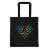 Rainbow Female Gender Venus Symbol Heart Love Unity Double Sided Print Tote bag + House Of HaHa Best Cool Funniest Funny Gifts