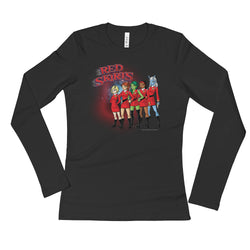 Red Skirts Security Team Ladies' Long Sleeve Women's T-Shirt - House Of HaHa