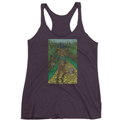 Walkers Of Oz: Zombie Wizard of Oz Cornfield Parody  Women's Tank Top + House Of HaHa Best Cool Funniest Funny Gifts