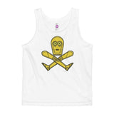 Droid Skull Crossbones Star Wars Pirate Rebels C3PO Parody Kids' Tank Top - Made in USA - House Of HaHa