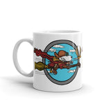 Wizard Flying Ace Ceramic Coffee Mug + House Of HaHa Best Cool Funniest Funny Gifts