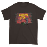 Batman Loves Dick The Butler Did It Graffiti Tag Art Men's Short Sleeve T-shirt + House Of HaHa Best Cool Funniest Funny Gifts