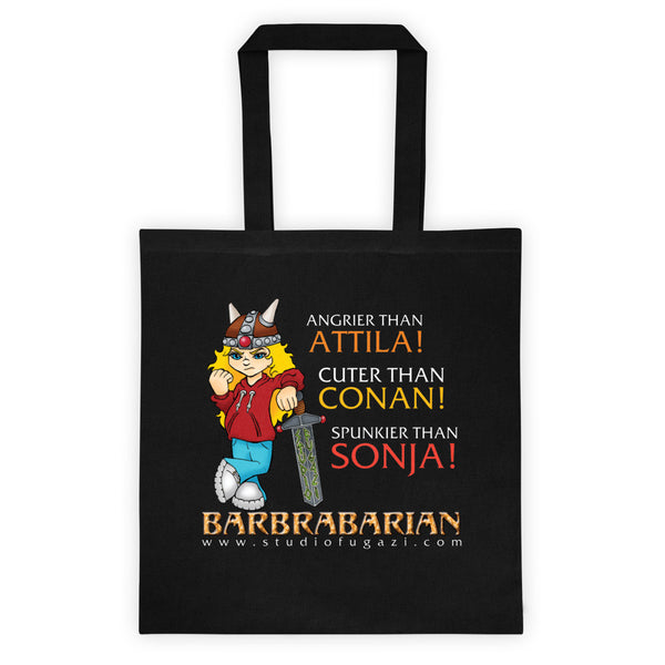 Barbrabarian Tote Bag + House Of HaHa Best Cool Funniest Funny Gifts