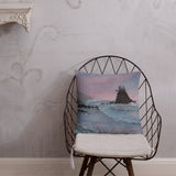 Sunrise Shores Premium Pillow + House Of HaHa Best Cool Funniest Funny Gifts