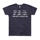 Same Ship Different Day Star Trek Enterprise Parody Youth Short Sleeve T-Shirt + House Of HaHa Best Cool Funniest Funny Gifts