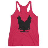 Black Cats Lucky Corset Women's Tank Top + House Of HaHa Best Cool Funniest Funny Gifts