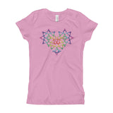 Rainbow Female Gender Venus Symbol Heart Love Unity Girl's Princess T-Shirt + House Of HaHa Best Cool Funniest Funny Gifts