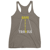 Safe Travels Vacation Road Trip Highway Driving Women's Tank Top + House Of HaHa Best Cool Funniest Funny Gifts