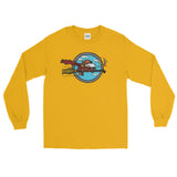 Wizard Flying Ace Men's Long Sleeve T-Shirt + House Of HaHa Best Cool Funniest Funny Gifts