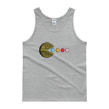 PAC-MOON Death Star Pac-Man Mashup Men's Tank top by Aaron Gardy + House Of HaHa Best Cool Funniest Funny Gifts