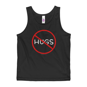 No Hugs Don't Touch Me Introvert Personal Space PSA Kids' Tank Top + House Of HaHa Best Cool Funniest Funny Gifts