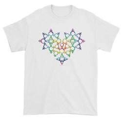Rainbow Female Gender Venus Symbol Heart Love Unity T-shirt + House Of HaHa Best Cool Funniest Funny Gifts