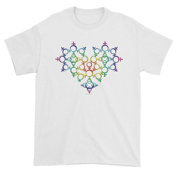 Rainbow Female Gender Venus Symbol Heart Love Unity T-shirt + House Of HaHa Best Cool Funniest Funny Gifts