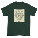 Bag of Holding Portable Hole Gamer Shaming Apology Men's Short Sleeve T-Shirt + House Of HaHa Best Cool Funniest Funny Gifts