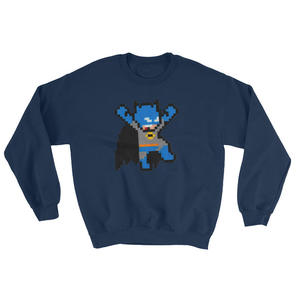 Batman Perler Art Sweatshirt by Silva Linings + House Of HaHa Best Cool Funniest Funny Gifts
