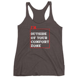 I'm Outside of Your Comfort Zone Non Conformist Women's Tank Top + House Of HaHa Best Cool Funniest Funny Gifts