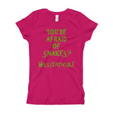 You're Afraid of Snakes? Funny Herpetology Herper Girl's Princess T-Shirt + House Of HaHa Best Cool Funniest Funny Gifts
