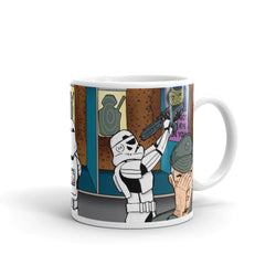 Troopers Shooting Gallery Parody Mug + House Of HaHa Best Cool Funniest Funny Gifts