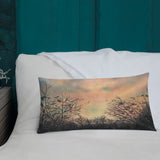Sunset Silhouette Premium Decorative Throw Pillow + House Of HaHa Best Cool Funniest Funny Gifts