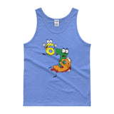 Why was 6 Afraid of 7 Seven Ate Nine Cute Zombie Pun Tank top + House Of HaHa Best Cool Funniest Funny Gifts