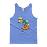 Why was 6 Afraid of 7 Seven Ate Nine Cute Zombie Pun Tank top + House Of HaHa Best Cool Funniest Funny Gifts