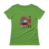 Red Skirts: Ensign Mutai  Ladies' Scoopneck T-Shirt + House Of HaHa Best Cool Funniest Funny Gifts