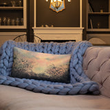 Sunset Silhouette Premium Decorative Throw Pillow + House Of HaHa Best Cool Funniest Funny Gifts