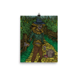 Walkers Of Oz: Zombie Wizard of Oz Cornfield Parody Photo Paper Poster + House Of HaHa Best Cool Funniest Funny Gifts