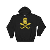 Droid Skull Crossbones Star Wars Pirate Rebels C3PO Parody Heavy Hooded Hoodie Sweatshirt - House Of HaHa