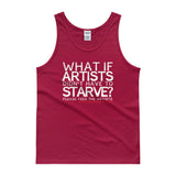 Starving Artist What If Artists Didn't Have to Starve Tank Top + House Of HaHa Best Cool Funniest Funny Gifts