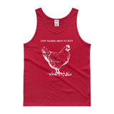 Guess What? Stop Talking about My Chicken Butt Men's Tank Top + House Of HaHa Best Cool Funniest Funny Gifts