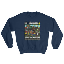 Have A Reasonable Day Camping Across America Sweatshirt by Aaron Gardy + House Of HaHa Best Cool Funniest Funny Gifts