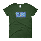 My Three Loves San Francisco Women's short sleeve t-shirt by Nathalie Fabri + House Of HaHa Best Cool Funniest Funny Gifts