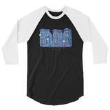 My Three Loves San Francisco 3/4 Sleeve Raglan Shirt by Nathalie Fabri + House Of HaHa Best Cool Funniest Funny Gifts
