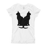 Black Cats Lucky Corset Girl's Princess T-Shirt + House Of HaHa Best Cool Funniest Funny Gifts