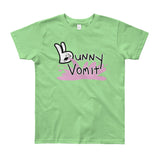 Bunny Vomit Logo Youth Short Sleeve T-Shirt -Made in USA - House Of HaHa