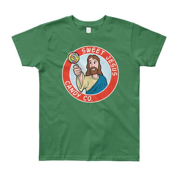 Sweet Jesus Candy Company Youth Short Sleeve Kids T-Shirt - Made in USA - House Of HaHa