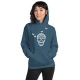 Skull of Butterflies Unisex Butterfly Hoodie for Women and Men + House Of HaHa Best Cool Funniest Funny Gifts