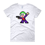 Joker Perler Art Women's Short Sleeve T-Shirt by Silva Linings + House Of HaHa Best Cool Funniest Funny Gifts
