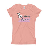 Bunny Vomit Log Girl's Princess T-Shirt - House Of HaHa