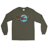 Wizard Flying Ace Men's Long Sleeve T-Shirt + House Of HaHa Best Cool Funniest Funny Gifts