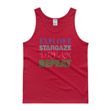 Explore Stargaze Dream Repeat Men's Tank Top + House Of HaHa Best Cool Funniest Funny Gifts