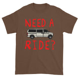 Need A Ride Creepy Candy Van T-Shirt + House Of HaHa Best Cool Funniest Funny Gifts