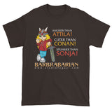 Barbrabarian Men's Short Sleeve T-Shirt + House Of HaHa Best Cool Funniest Funny Gifts