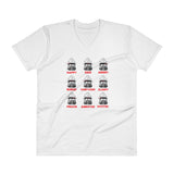 Moods Cylon Emotion Chart Parody Mashup V-Neck T-Shirt + House Of HaHa Best Cool Funniest Funny Gifts